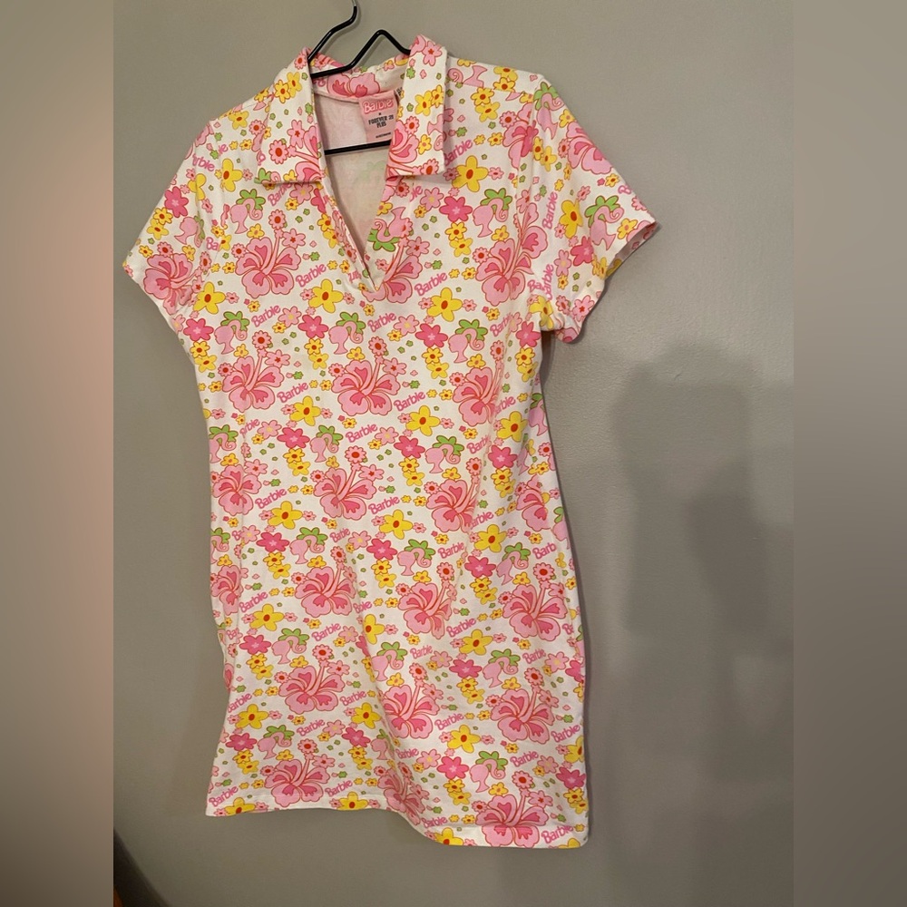 BARBIE Mini Dress soft stretch cotton F21 Plus size 1x